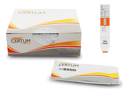 Prueba Para Detección De Cotinina - Kit Con 25 - Certum