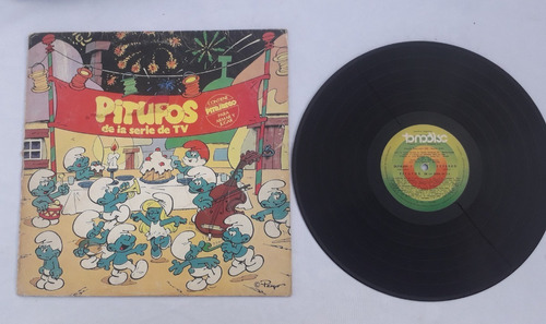 Vinilo Disco Antiguo * Los Pitufos * Año 1984 Tonodisc