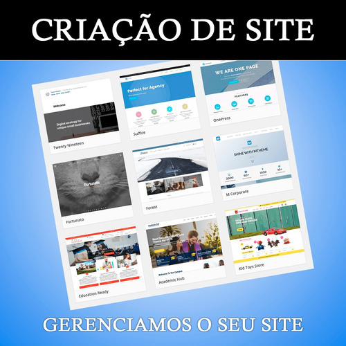 Imagem 2 de 2 de Criação De Sites Com Hospedagem (domínio Grátis Por 1 Ano)