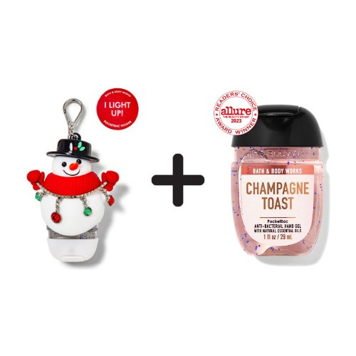 Bath And Body Works Gel + Portaantibacterial Champagne Toast