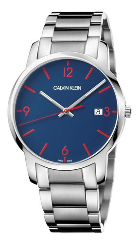Reloj Calvin Klein City de acero plateado K2g2g147 para hombre