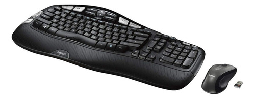 Logitech Wireless Wave Combo Mk550 With Keyboard And Laser Mouse