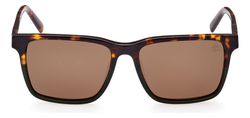 Lentes De Sol Marrón Polarizados Timberland Tb930655h Color Havana Varilla Havana Armazón Havana