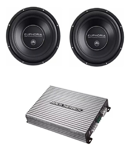 Paquete Subwoofer Db Drive Ew312d4+amplificador Rks-p1100.1d