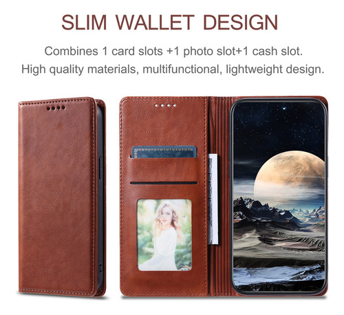 Funda Tipo Cartera For Teléfono Oppo A57 A56 A55 A54 A53