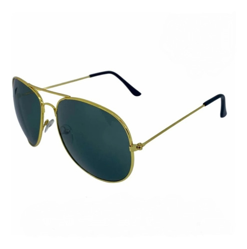 Lentes De Sol Aviator Golden Green Small Pl Rise In Fashionu