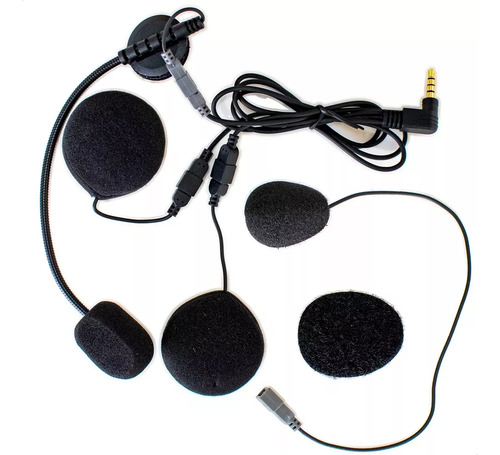 Kit X2 Intercomunicador Casco Moto Ejeas Q7 Bluetooth Gaona
