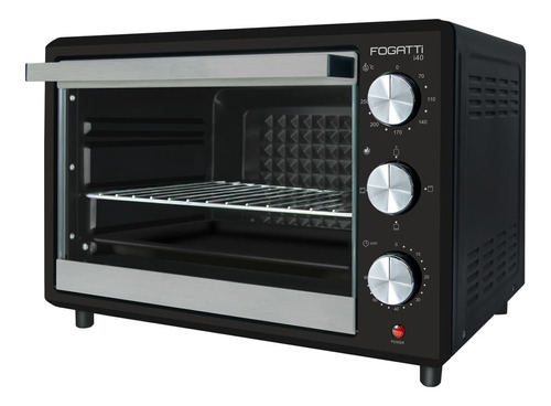 Forno Elétrico De Bancada 40 Litros Fogatti Black I40 Cor Preto 220V