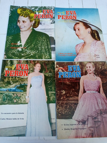 4 Fasciculos La Historia De Eva Peron N.6,7,8, Y 9