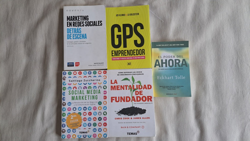 Oferta De 5 Libros De Marketing Y Emprendedurismo
