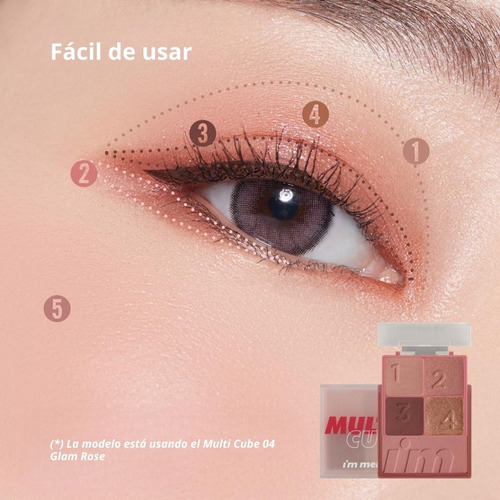 Sombra De Ojos + Rubor/ Multi Cube Paleta Maquillaje Coreano