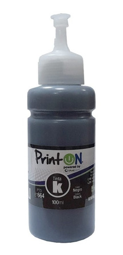 Botella Tinta Para Impresoras Epson L200 L210 L110 L355 L555