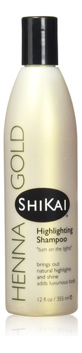 Shikai Henna Gold Highlighting Shampoo (12 Oz) | El Abrilla.