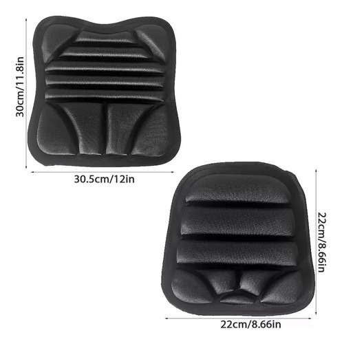Para Cojín Para Pasajero De Motocicleta Con 2 Almohadillas