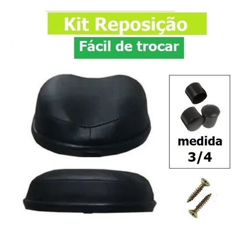 Suporte Tripé Apoio Das Pernas Braços - Kit De Reposição 