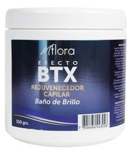 Flora® Crema Btx Baño De Brillo 550grs