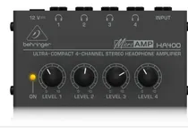 Comprar Amplificador De Auriculares Estéreo Behringer Ha400