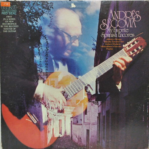 Andrés Segovia  My Favorite Spanish Encores Lp Usa 1974