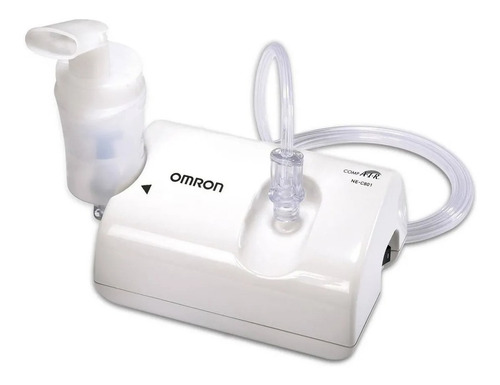 Nebulizador a pistón Omron NE-C801 silencioso, compacto y liviano