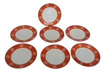 Comprar Antiguos 7 Platos De Postre Porcelana Royal Bavaria Bellos 