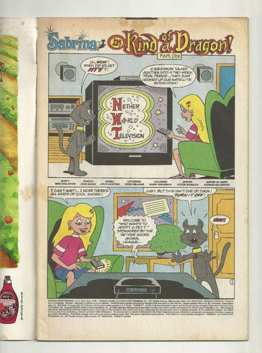 Cómic Archie, Sabrina, Texto En Inglés, N° 8, Sólo Caracas (Usado)