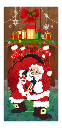 Cortina De Navidad, Funda Puerta Navideña