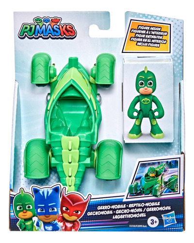 Boneco E Veículo Pj Masks - Lagartixo E Lagartixomóvel