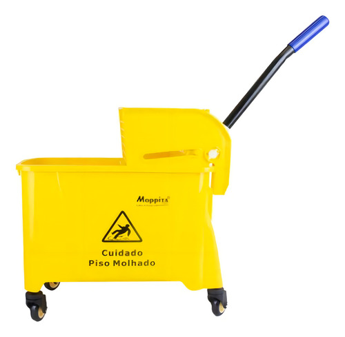 Mop Moppita com balde centrífuga Amarelo