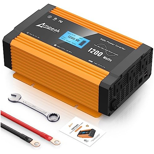 Inversor De Onda Sinusoidal Pura De 1200w 17 Proteccion...