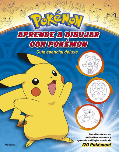 Libro Pokemon Cuaderno Para Dibujar Deluxe - Varios Autores