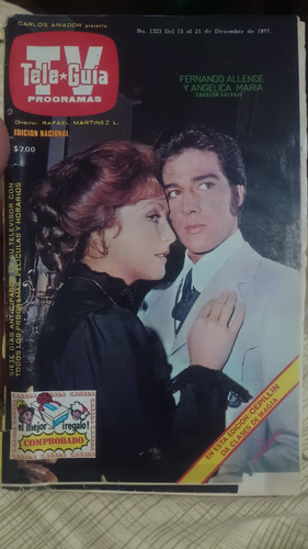 Corazón Salvaje, Fernando Marcos Revista Tele-guía Año-1977