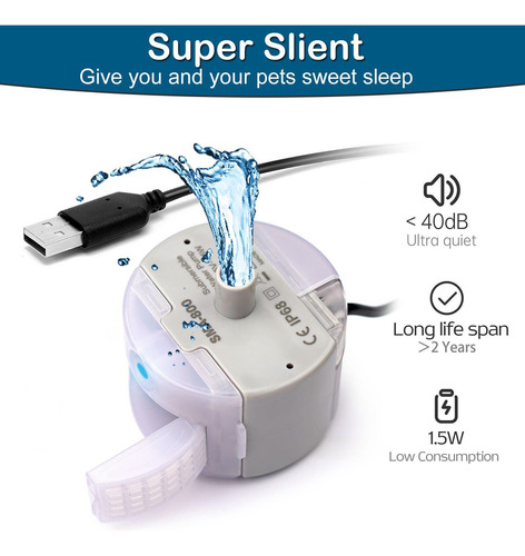 Accesorio Para Fuente De Agua Cat Sma-800 De Bajo Ruido
