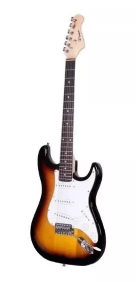 Guitarra eléctrica Parquer ST100 stratocaster de tilo 2019 sunburst laca con diapasón de palo de rosa