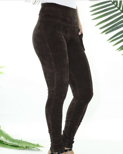 Calça Feminina Legging Montaria Veludo Cotele