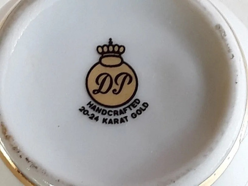 Pequeno Vaso Dp 20-24 Karat Gold Feito Handcrafted (Usado)