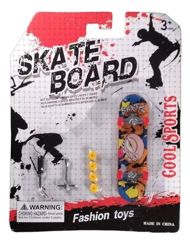 Patineta De Dedos Fingerboard Miniatura Skateboard Juguete