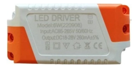 Driver (balastro) Mafi 6w Multivoltaje