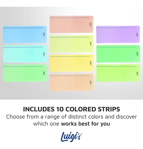Regla De Lectura Superposiciones Colores Para Dislexia
