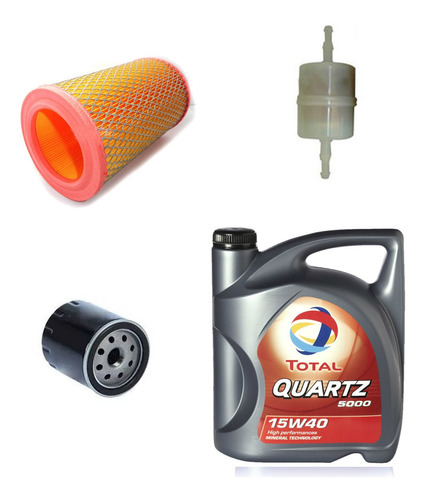 Kit Filtros + 4l Aceite 15w40 Renault 18 2.0