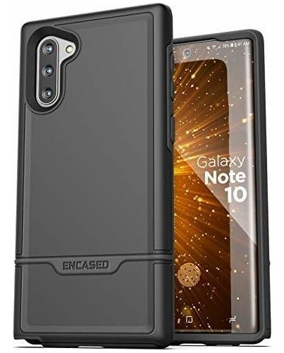 Funda De Color Negro Anti Caidas Para Samsung Note 10 Plus