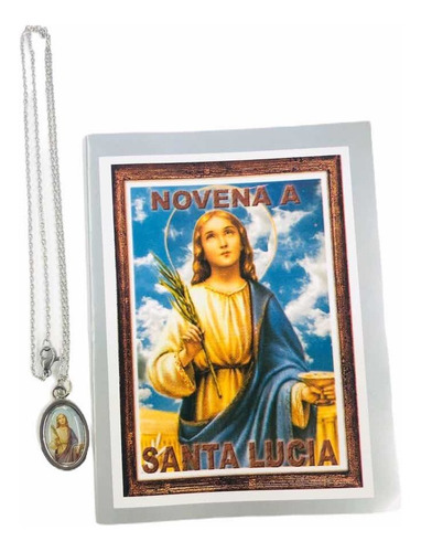 Novena A Santa Lucía Patrona De La Visión + Medalla
