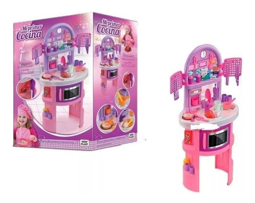 Imagen 3 de 10 de Juguete Mi Primer Cocina New Plast Original Con Accesorios