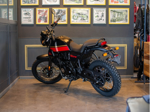 Imagen 6 de 25 de Royal Enfield Scram 411 Blazing Black Entrega Inmediata