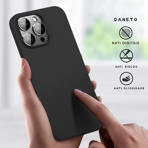 Capa Capinha Para iPhone 15 Plus 6.7 Case Acrílica Fosca Top