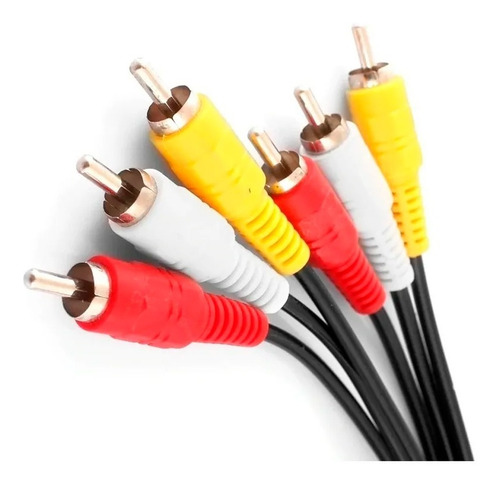 Cable Audio Y Video 1.8 Metros 3 Rca A 3 Rca