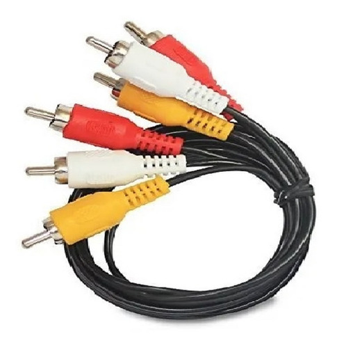 Cable De Audio Video Rca / Rca  1,8m Nuevos Lote 10 Cables