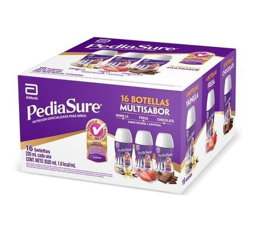 Pediasure Bebida Líquida 16 Unid / 220 Ml - L a $53