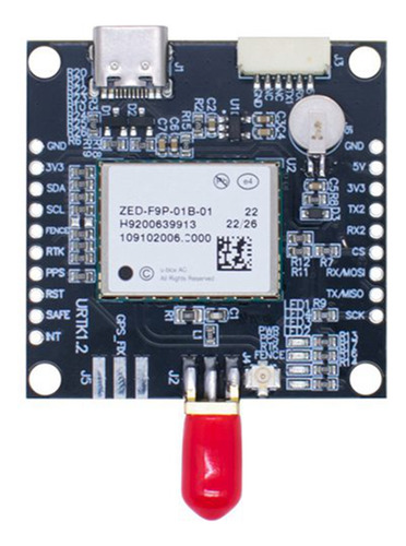 Módulo Gps Rtk Zed-f9p Módulo Gnss Para Piloto Automático De