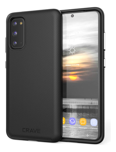 Funda Crave Dual Guard Galaxy S20 + 5g Dual Layer Black