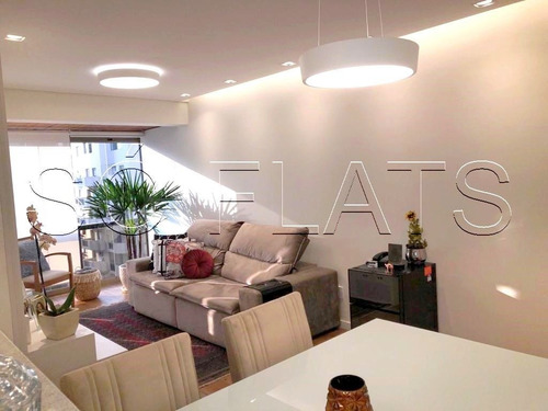 Imagem 1 de 15 de Flat No Jd. Paulista, Fora Do Pool, Andar Alto, 02 Dorms, Proximo Ao Pq Trianon - Sf27373